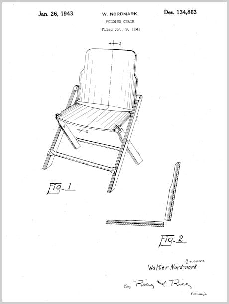 US WWII Wooden Folding Chair 二次大戰摺櫈變時尚家具？