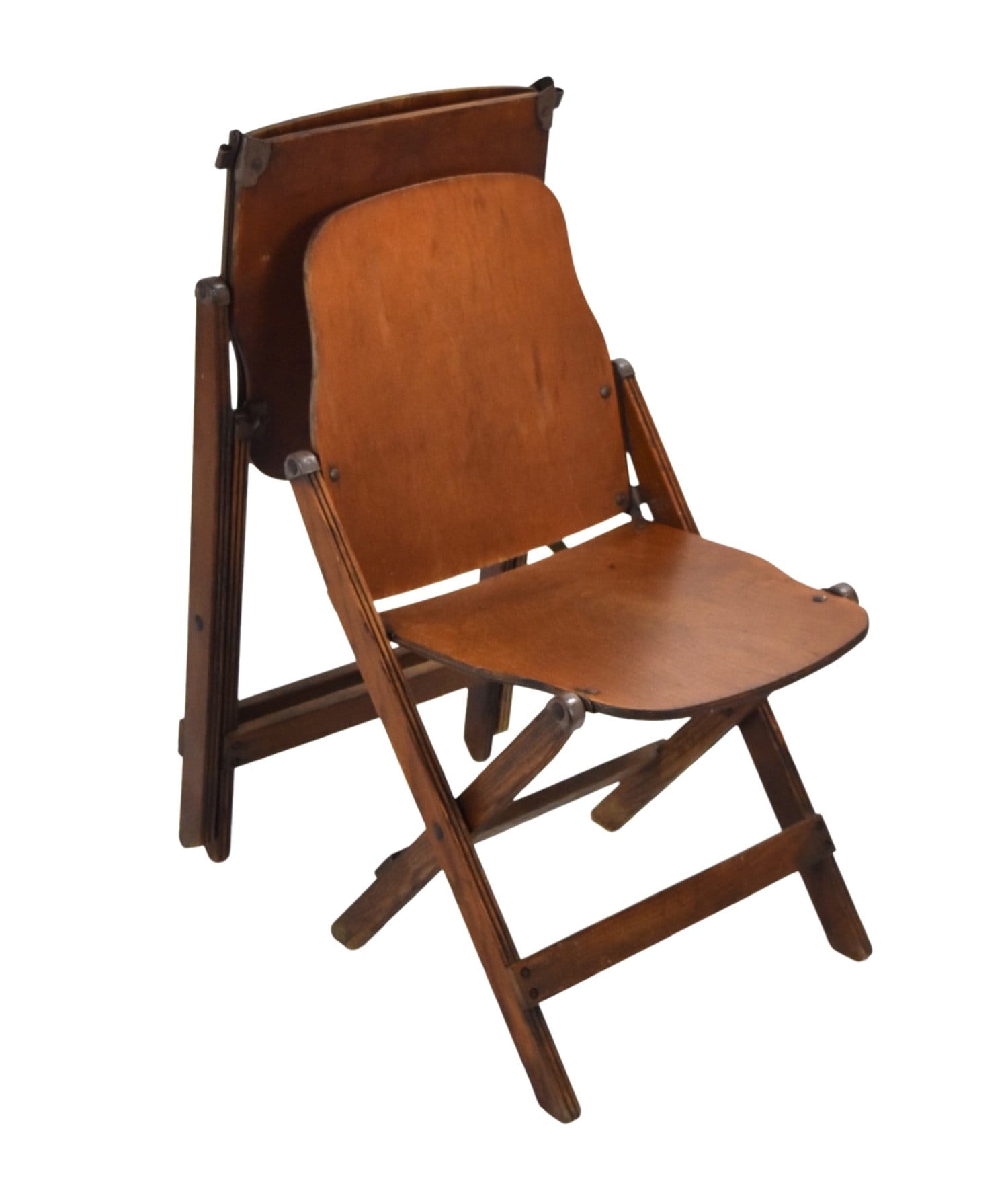 US WWII Wooden Folding Chair 二次大戰摺櫈變時尚家具？